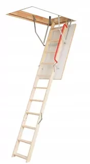 Drevené podkrovné schody FAKRO 58 x 118,4 cm, maximálna výška 280 cm